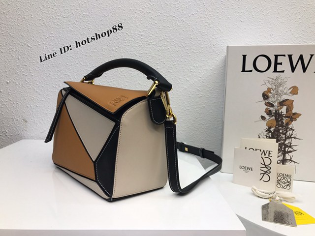 Loewe羅意威Puzzle女款系列小號幾何包 手提肩背斜挎女包 10172 lyw1384